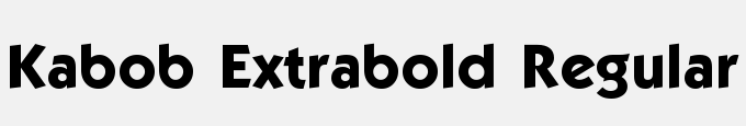 Kabob Extrabold Regular